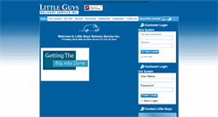 Desktop Screenshot of littleguysdelivery.com